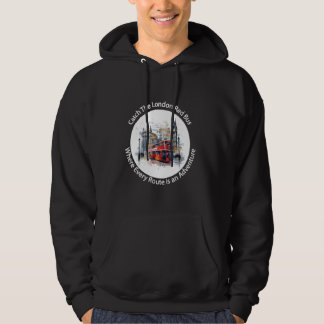 Moletom London England Souvenir Catch London Red Bus T