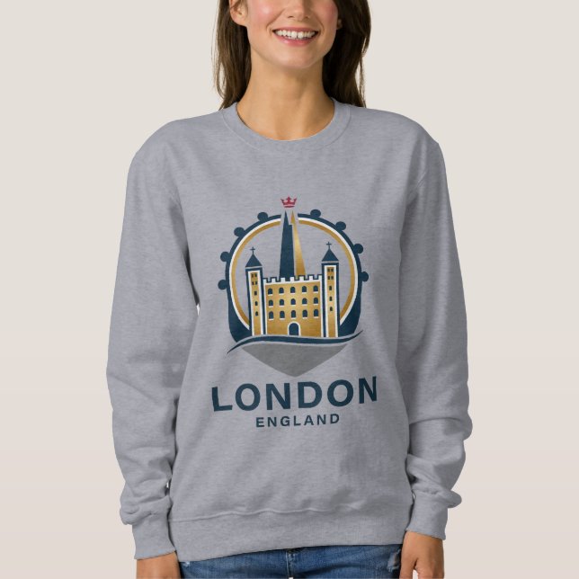 Moletom Londres Inglaterra Grã-Bretanha (Frente)