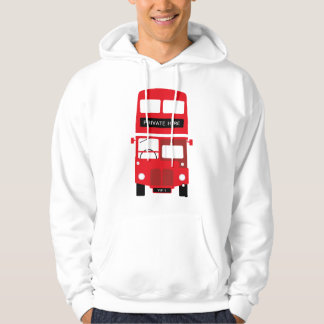 Moletom Londres Red Bus Hoodie Privado Personalizado