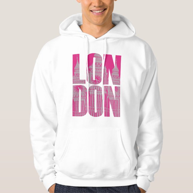 Moletom Londres Rosa (Frente)
