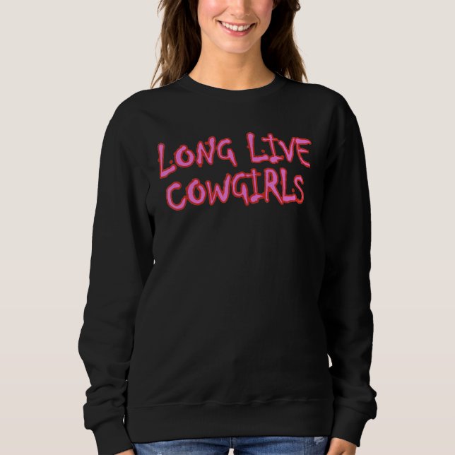 Moletom Long Live Howdy Rodeo Western Country Southern Cow (Frente)