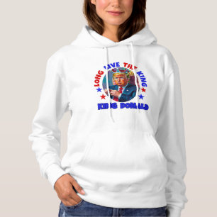 MOLETOM LONGA VIDA AO REI: DONALD TRUMP