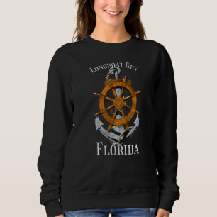 Moletom Longboat Key Flórida Vacinação de Âncora Náutica d