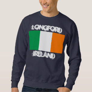 Moletom Longford, Irlanda com bandeira irlandesa