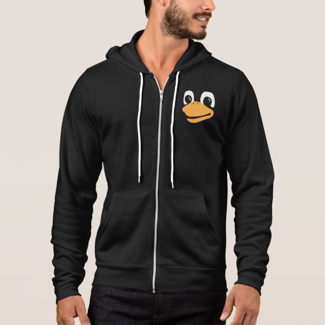 Moletom Lord e Savior Tux Penguin Linux Mascot Face (Frente)