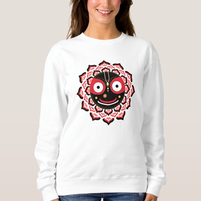 Moletom Lord Jagannath Face Chakra Hindu Deity (Frente)