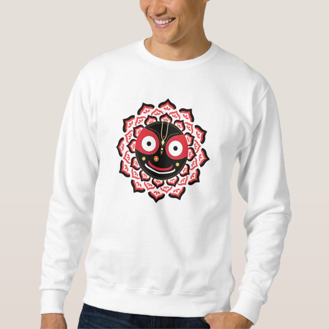 Moletom Lord Jagannath Face Chakra Hindu Deity (Frente)