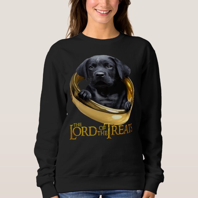 Moletom Lorde Dos Tratamentos Black Labrador Puppy (Frente)