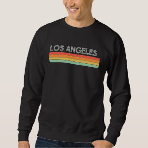 Moletom Los Angeles Califórnia Arco-íris Retro Vintage Cid