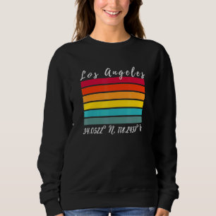 Moletom Los Angeles California Latitude Longitude La Souve