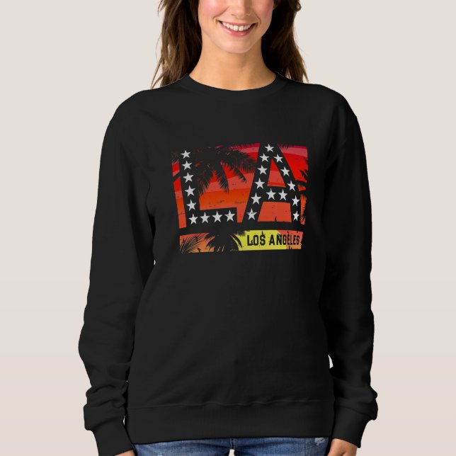 Moletom Los Angeles LA Califórnia Presente Premium_4 (Frente)