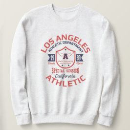 MOLETOM LOS ANGELES LA VARSITY TEXT SPORTS ATHLETIC