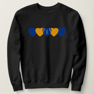 Moletom Los Angeles Rams Heart Football Dark