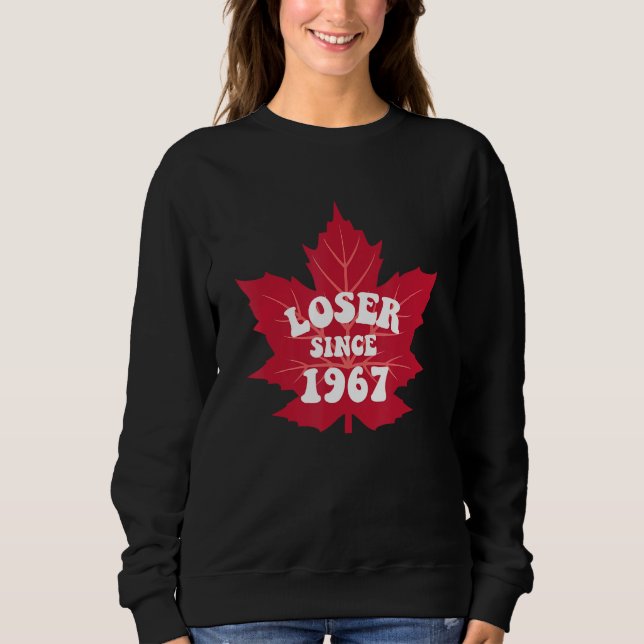 Moletom Loser Since 1967 Maple Tree Leaves Funny (Frente)