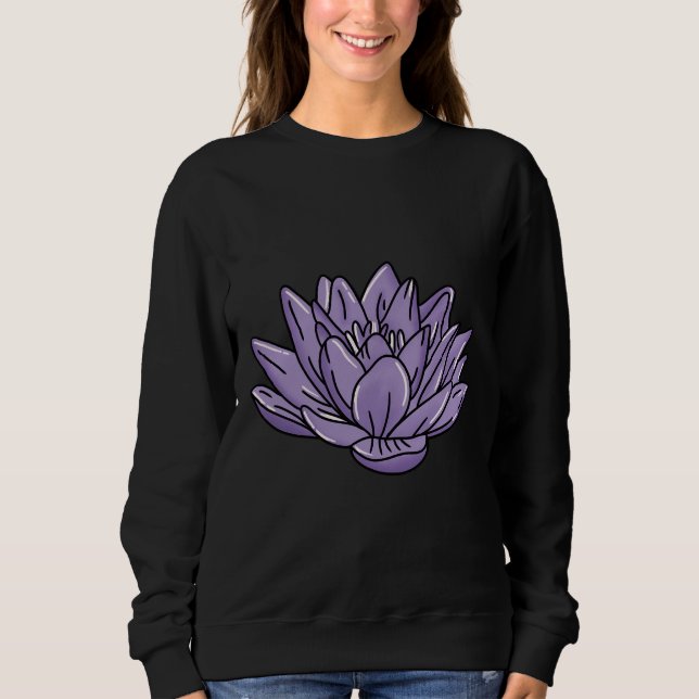 Moletom Lotus Roxo (Frente)