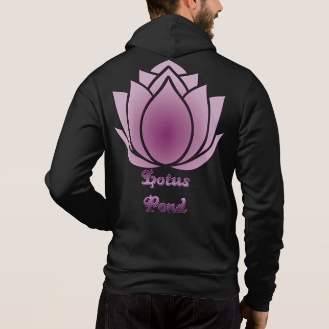 Moletom Lótus Violeta Vermelho (Verso)