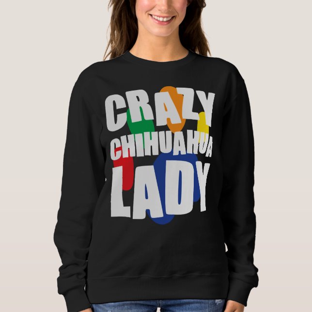 Moletom Louca Chihuahua Lady Essential (Frente)