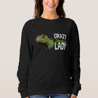 Moletom Louca Iguana Lady Reptile Lizard Animal Novelty