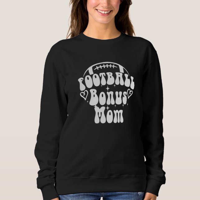 Moletom Loud & Proud Football Bonus Mom Game Day Vibes Sen (Frente)