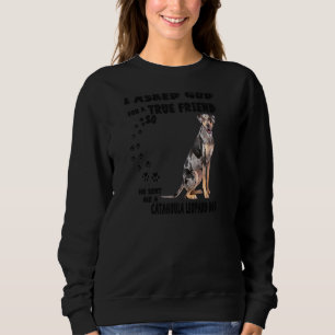 Moletom Louisiana Catahoula Leopard Citação Mãe Pai Cataho