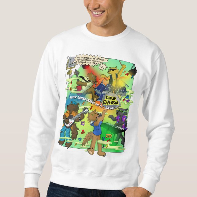 Moletom LOUP GAROU Men's Sweatshirt (Frente)