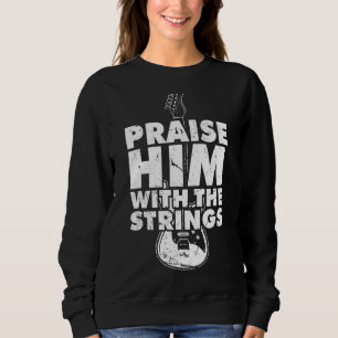 Moletom Louve-O Com As Cordas Que O Jogador De Violão Roch