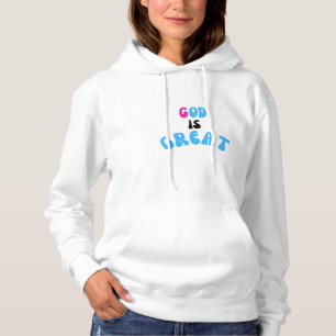 Moletom "Louvor no estilo Unisex White Hoodie