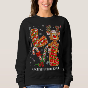 Moletom Love Activity Diretor Life Christmas Pajamas Nurs