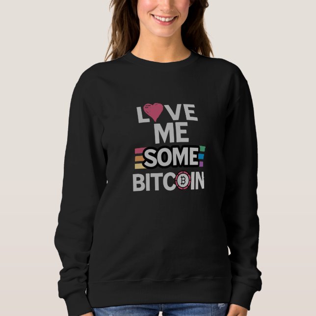 Moletom Love Bitmoney Black SWEATSHIRT (Frente)