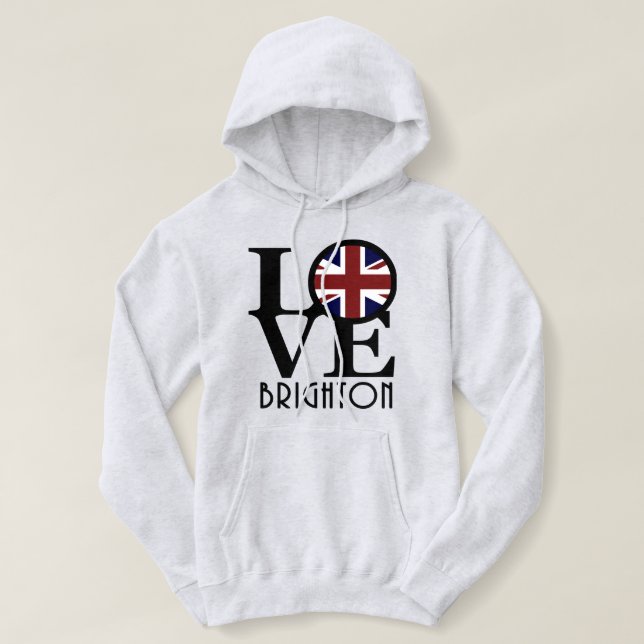 Moletom LOVE Brighton Inglaterra (Frente do Design)