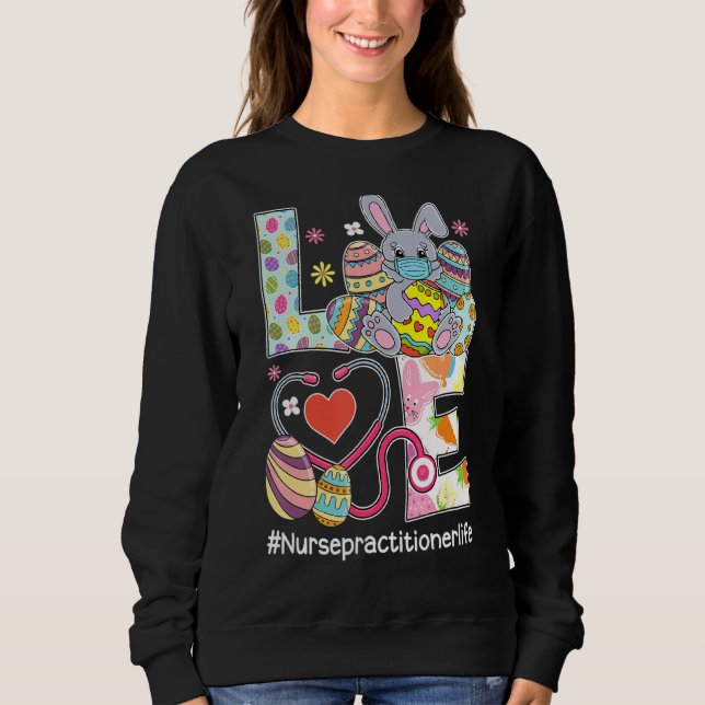 Moletom Love Bunnies Stethoscope Enfermeira A (Frente)