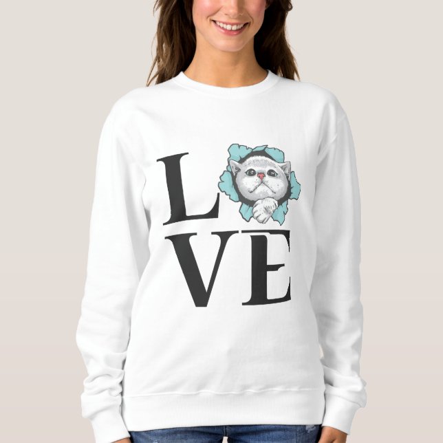 Moletom Love Cats (Frente)