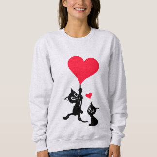 Moletom Love Cats Hoodie – Cute & Cozy Style