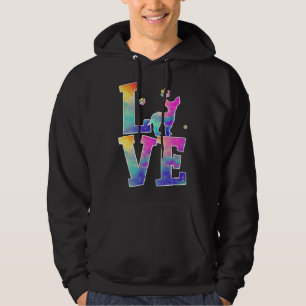 Moletom Love Chihuahua Tie Dye Rainbow Dog