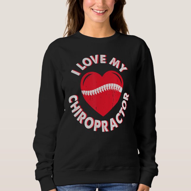 Moletom Love Chiropractor Expert Chiropractic Assistant Gr (Frente)