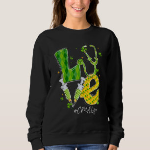 Moletom Love Cma Life Nurse Shamrock Steth