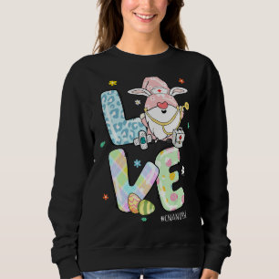 Moletom Love Cna Nurse Life Gnomo Stethoscope Leopard East