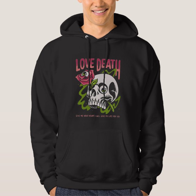 Moletom love death (Frente)