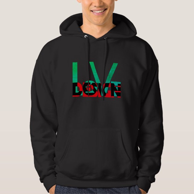 Moletom Love Design - Edição Retro Verde (Frente)