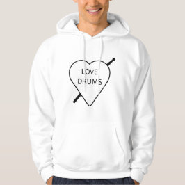 Moletom Love Drums Hoodie