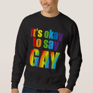Moletom Love Florida Gay não tem medo de dizer Gay Lgbtq G