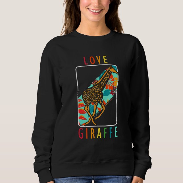 Moletom Love Giraffe Safari African Willife (Frente)