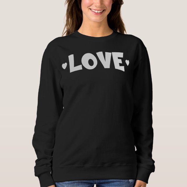 Moletom Love Heart Graphic Design (Frente)