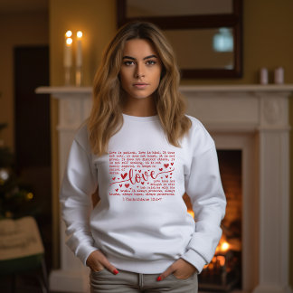 Moletom Love Is Patient | Bible Verse | Christian For Her