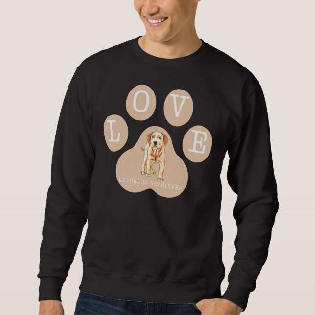 Moletom Love Labrador Retriever Puppy Dog (Frente)