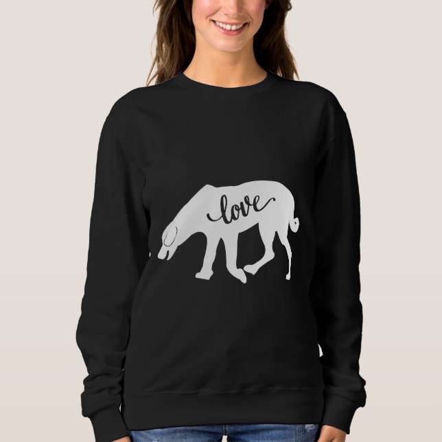Moletom Love Labrador Rouco Dog (Frente)