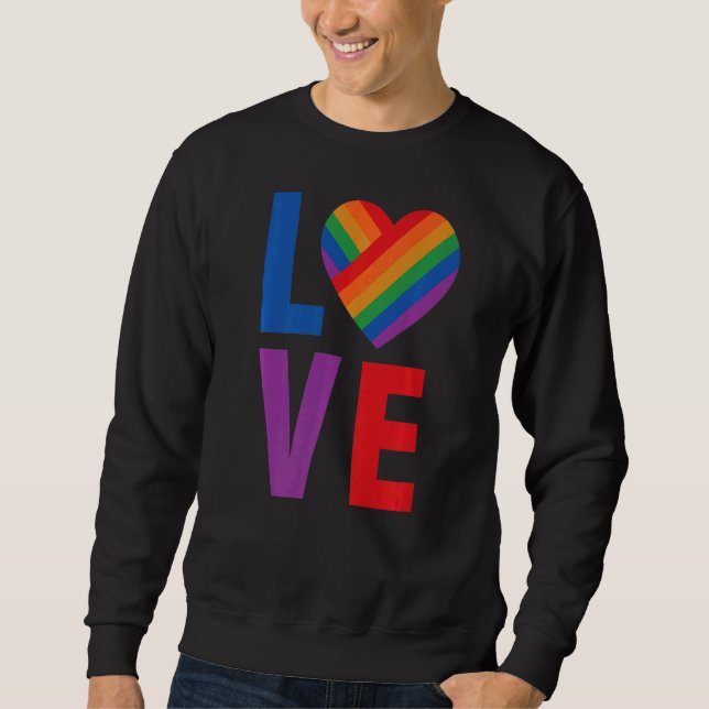 Moletom Love Lgbt Pride (Frente)