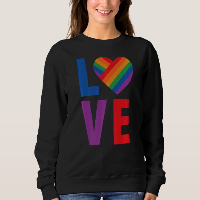 Moletom Love Lgbt Pride (Frente)