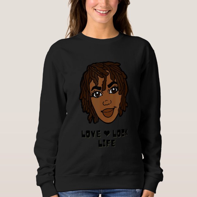 Moletom Love Lock Life Roupa (Frente)