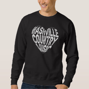 Moletom Love Nashville Tennessee Country Music Guitar Play